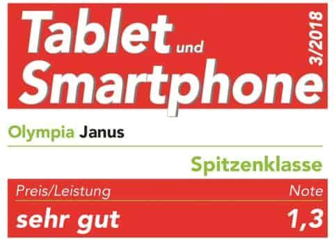 Produktbild Olympia Mobiltelefon Janus schwarz mit extragrossen Tasten (2.40", 2G)