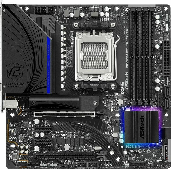 Actual product image AsRock B650M PG Riptide (AM5, AMD B650, mATX)