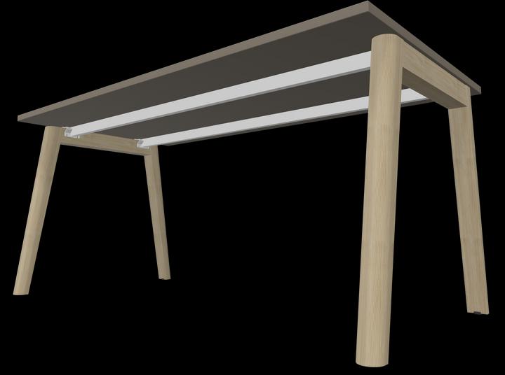 Image du produit Narbutas Bureau en bois Nova (1600 x 800 x 740 mm)