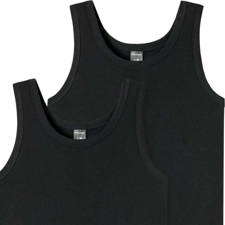Immagine prodotto Schiesser Confezione da 4 ragazzi adolescenti - Maglia intima in cotone organico 95/5 (152)