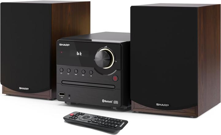 Sharp XL-B512(BR) Home-Stereoanlage Heim-Audio-Mikrosystem (Bluetooth, CD Player, 2x 22 W)