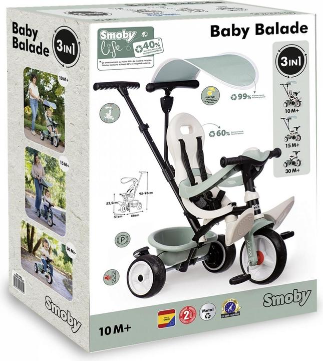 Image du produit Smoby S.Life Baby Balade Tricycle