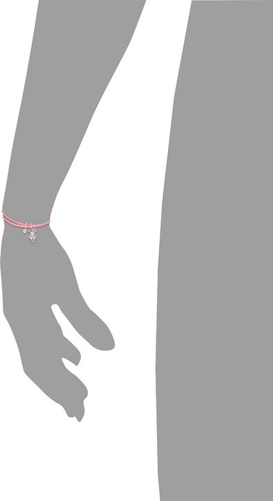 Produktbild Prinzessin Lillifee Armschmuck für Mädchen, 925 Sterling Silber, Textil | Maus (21 cm, Textil, 925er Silber)