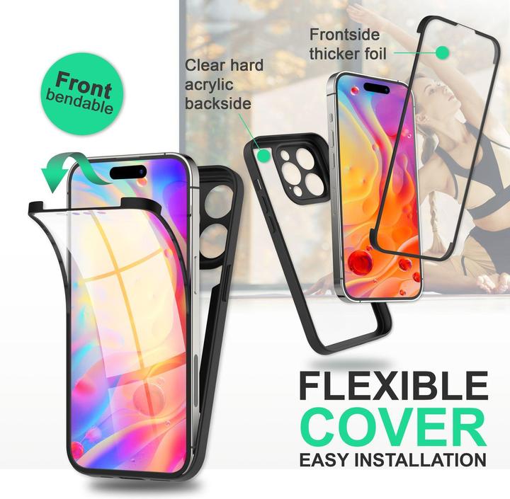 Actual product image Nalia Clear 360 Degree Hybrid Envelope (Apple iPhone 14 Pro)