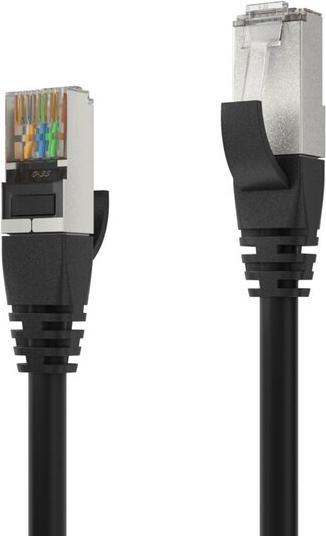 Büroring Patchkabel CAT 6A S/FTP, 3 m, schwarz (3 m)