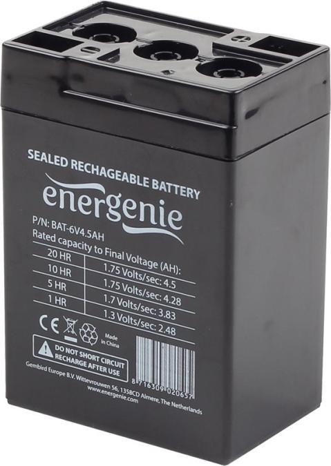 Produktbild Energenie Rechargeable battery 6 V 4.5 AH for UPS