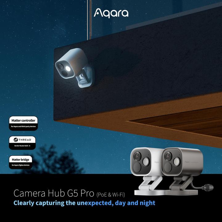 Actual product image Aqara Hub G5 Pro (2688 x 1520 pixels)
