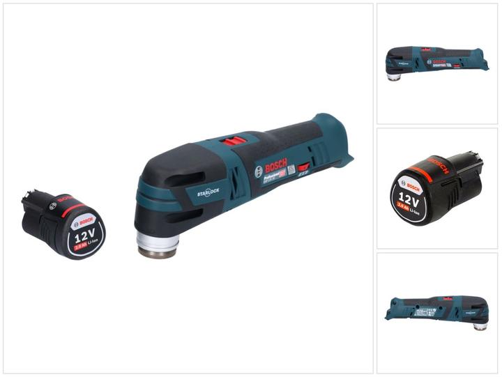 Actual product image Bosch Professional Bosch GOP 12V-28 Professional Battery Multi Cutter Starlock Brushless + 1x battery 2.0 Ah - without