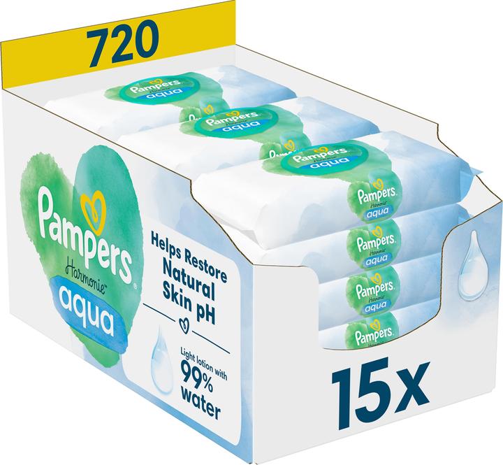 Pampers Armonia Aqua (720 Pezzo/i)
