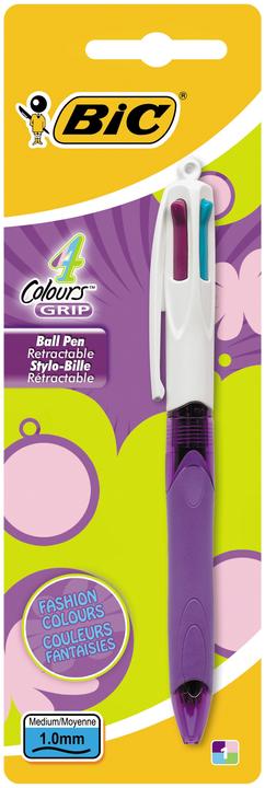 Produktbild Bic Kugelschreiber 4 Colours Grip (Mehrfarbig, 1 x)
