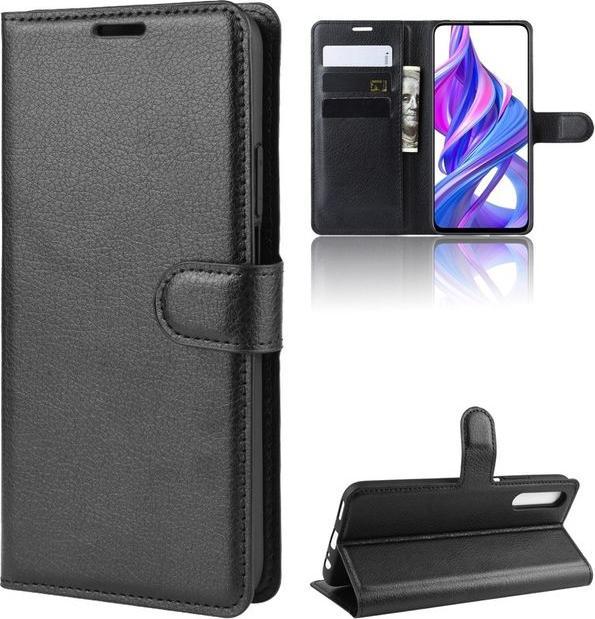 Actual product image MU Classic Litchi Leather Bookcover Series (Honor 9X)