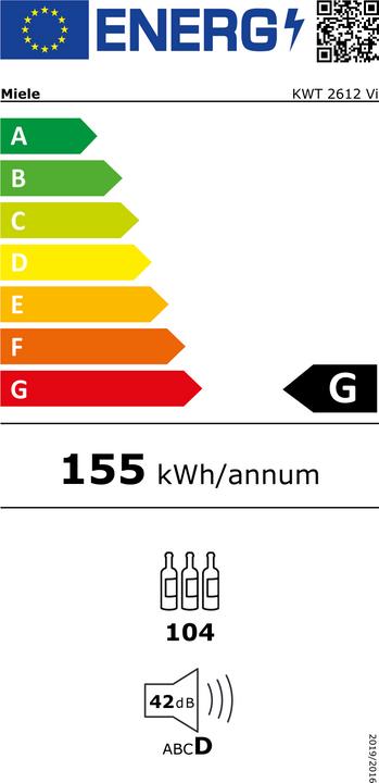 Energy Label Miele KWT 2612 Vi 11530680