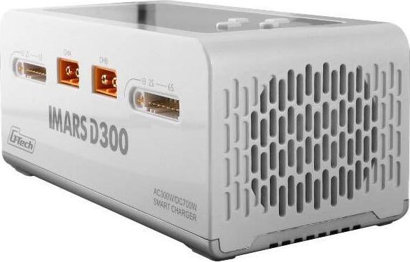 Actual product image Gens Ace IMARS D300 G-Tech Channel AC/DC 300W/700W RC Battery Charger-EU White