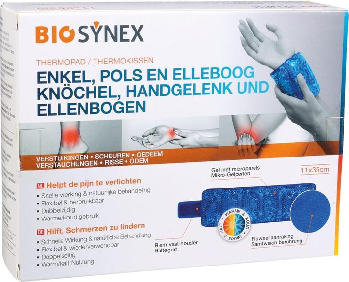 Immagine prodotto Biosynex Kalt Warm Kompresse 11x35cm Knöchel Ellenbogen Handgelenk (1 x, 1105 ml, 338 g)