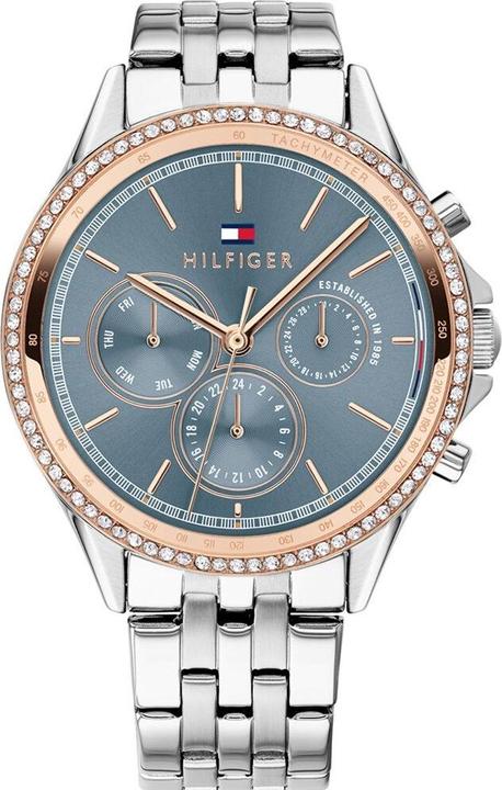 Silver, Blue, Rose gold