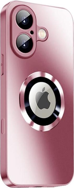 Image du produit SIGN Étui magnétique iPhone 16 Plus avec protection de l'objectif et vue du logo - Rose (Apple iPhone 16 Plus)
