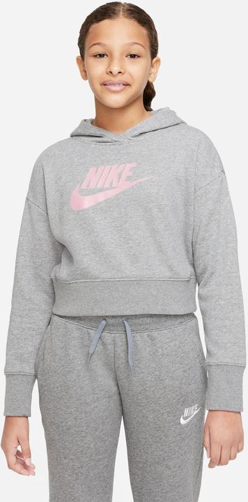 Produktbild Nike Sportswear Club Big Kids" Carbon Heather/Elemental Pink M (M)