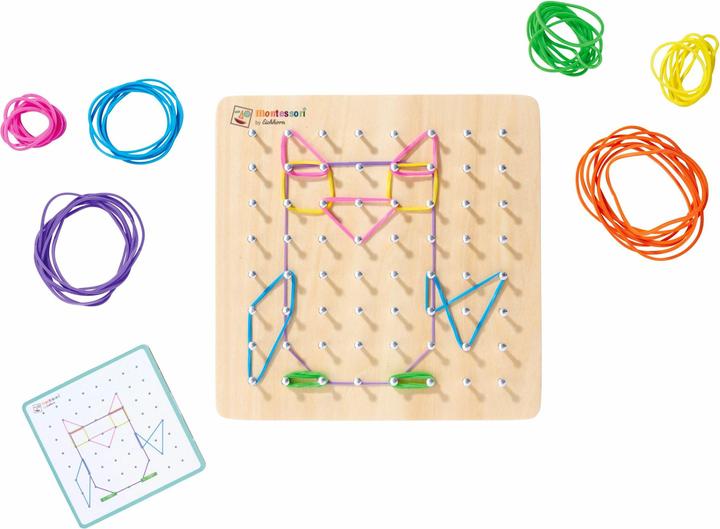 Actual product image Eichhorn EH Montessori geometry board (German)