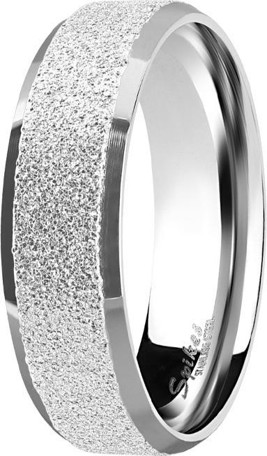 Immagine prodotto Hollywood Body Jewelry Anello in argento lucido e maculato al centro (Organico senza ottone, Acciaio chirurgico 316Senza ottone)