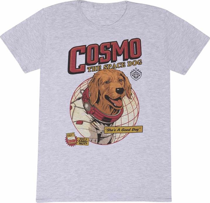 Actual product image Guardians of the Galaxy Unisex Adult Cosmo The Spacedog T-Shirt (XXL)