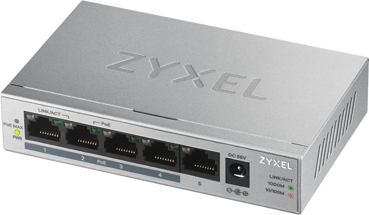 Produktbild Zyxel Switch GS1005-HP (GS1005HP-EU0101F) (5 Ports)