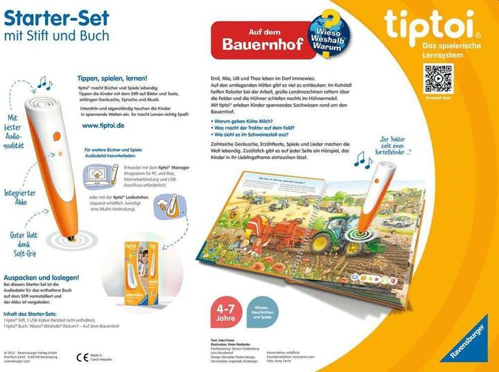 Image du produit tiptoi Kit de démarrage stylo et livre de la ferme (Allemand)