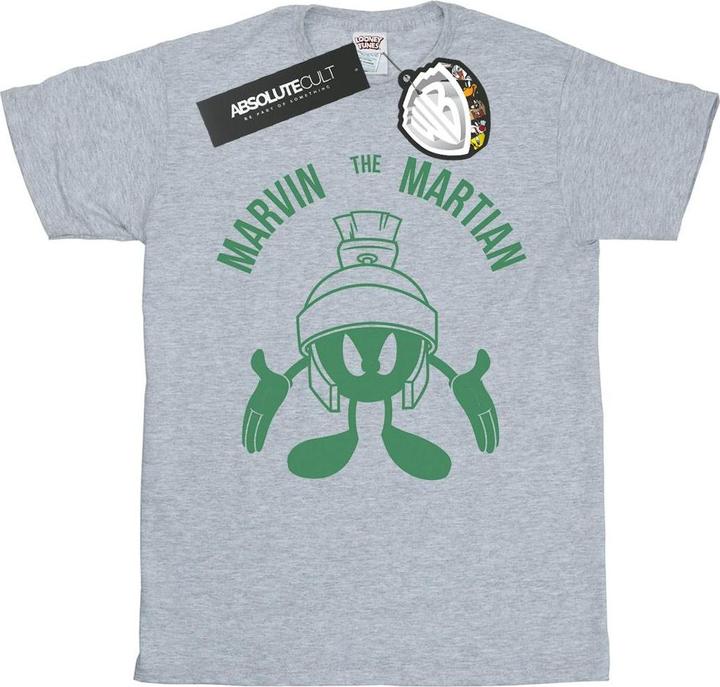 Looney Tunes Marvin The Martian Large Head TShirt (XXL)