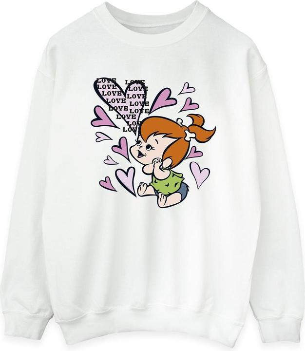 The Flintstones Pebbles Love Love Love Sweatshirt (XXL)