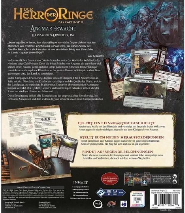 Actual product image Asmodée FFGD2841 - Der Herr der Ringe: Angmar erwacht, Kartenspiel (DE Kampagnen-Erweiterung) (German)