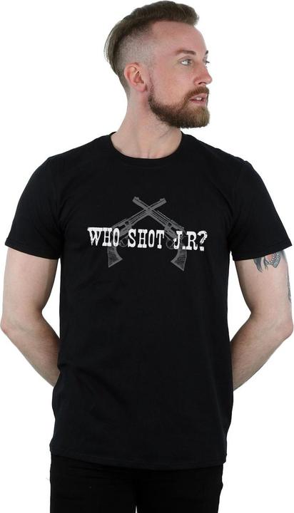 Actual product image Dallas Mens Who Shot J.R. T-Shirt (XL)