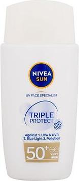 Produktbild NIVEA Sun Triple Protect Ultra-Light Hydrating Fluid (Sonnencreme Gesicht, SPF 50+, 40 ml)