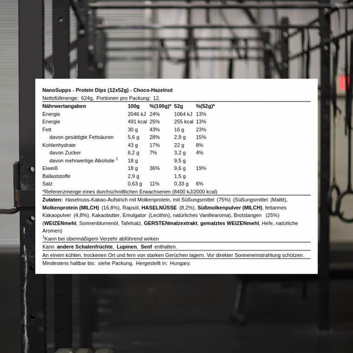 Actual product image Nanosupps Protein Dips (Choco-Hazelnut, 1 pcs., 981 g)