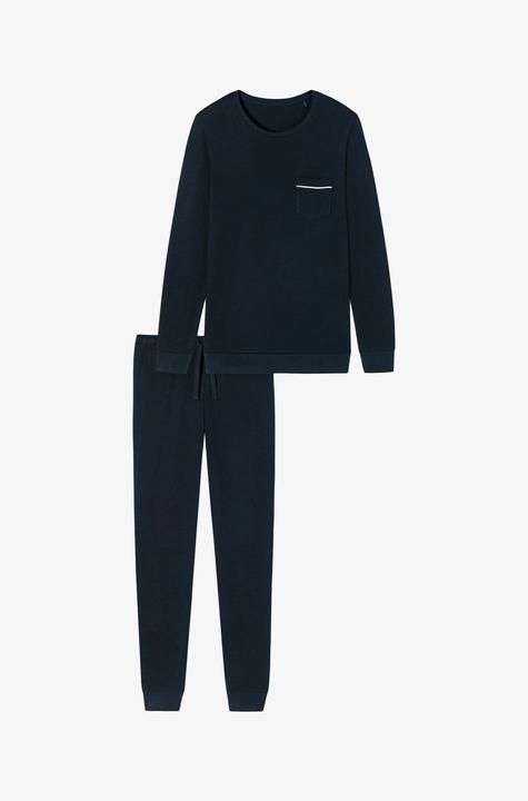 Image du produit Schiesser Pyjama "Fine Interlock" marine (XL)