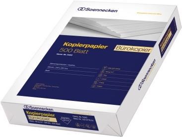 Produktbild Soennecken Kopierpapier Bürokopier 5100 DIN A4 80g weiss 500 Bl./Pack (80 g/m², 500 x, A4)