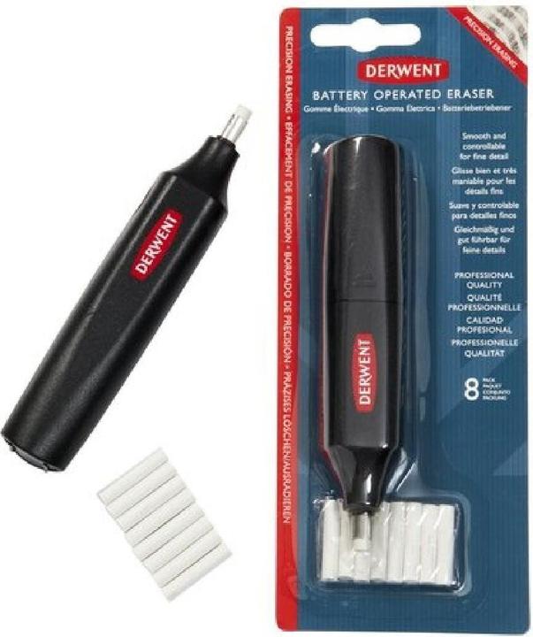 Actual product image Derwent Batteriebetriebener Radierstift