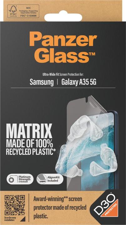 Image du produit PanzerGlass Matrice (1 pièce(s), Samsung Galaxy A35)