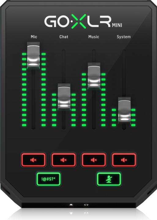 Produktbild TC Helicon GoXLR Mini, Mixer & USB Audio Interface (USB, 3.5mm Klinke)