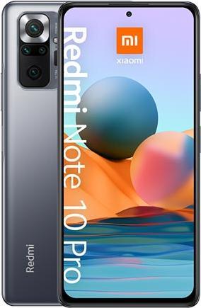 Actual product image Xiaomi Redmi Note 10 Pro (128 GB, Onyx Gray, 6.67", Dual SIM, 108 Mpx, 4G)