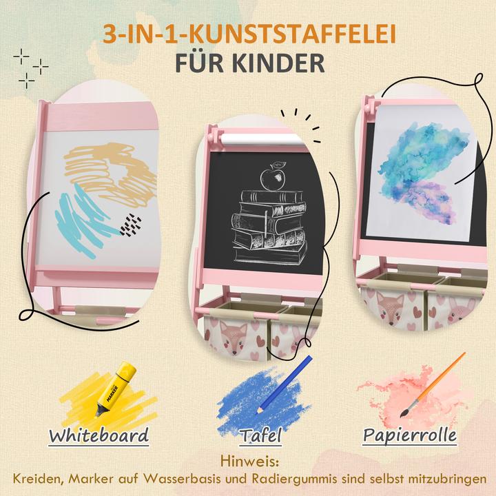Produktbild Aiyaplay Kindertafel mit Papierrolle und Hängebeutel