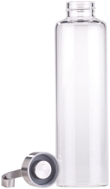 Actual product image Pearl Set of 2 drinking bottles made of borosilicate glass (0.55 l)