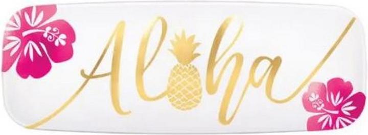 Produktbild Amscan Heissgeprägt Servierplatte Aloha Kunststoff