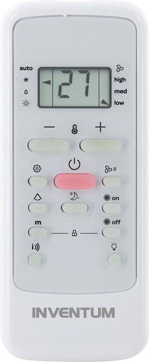 Immagine prodotto Inventum AC127WSET - Mobilissimo climatizzatore - Funzione 3 in 1 - 8,8 m - Wit (12000 BTU/h)