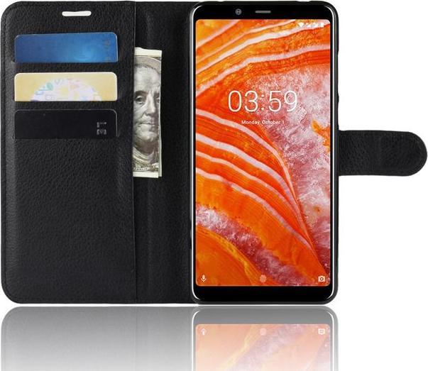 Produktbild MU Classic Litchi Leder Bookcover Series (Nokia 3.1 Plus)