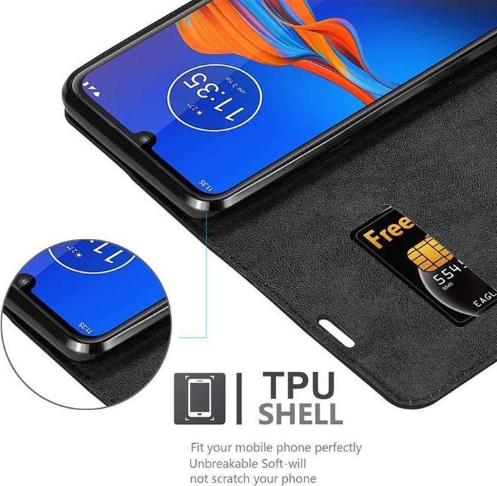 Productafbeelding Cadorabo Boek Onzichtbare Magneethoes (Motorola Moto E6 Plus)