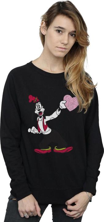 Actual product image Disney Womens/Ladies Goofy Love Heart Sweatshirt (M)