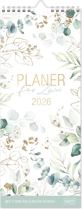 Produktbild Wandkalender Planer für Zwei 2026 (Harter Einband, Deutsch)
