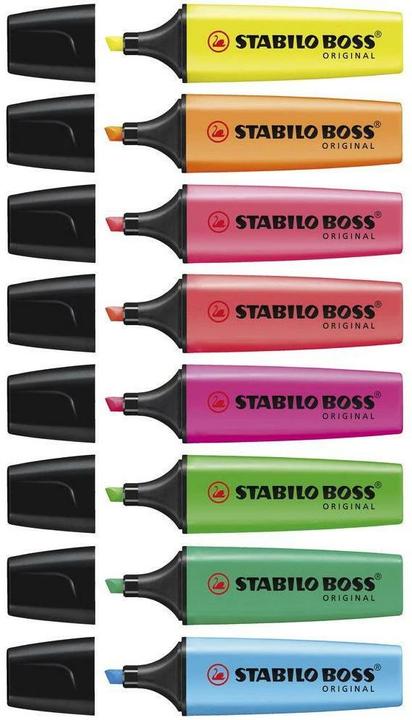 Produktbild STABILO Leuchtmarker blau, 10er Karton (Blau, 5 mm, 10 x)