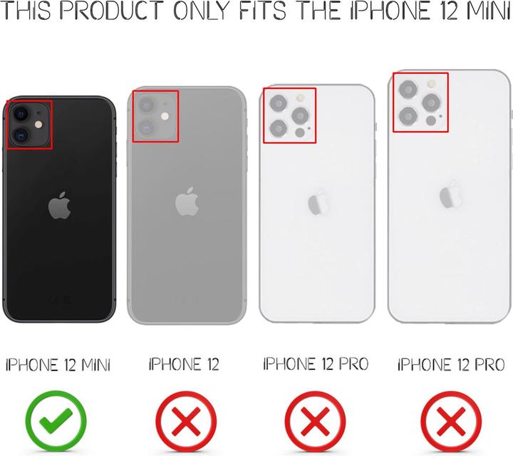 Produktbild Nalia Klare Neon Handyhülle (Apple iPhone 12 mini)