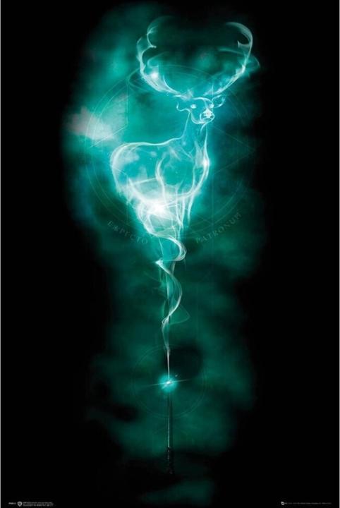 Produktbild Leinwanddruck Expecto Patronum Hirsch (50 x 100 cm)