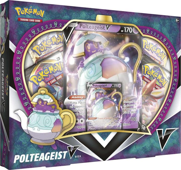 Actual product image Pokémon Polteageist V Box (English, Box Set & Collection)